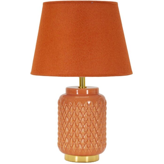 Mauro Ferretti stolní lampa hranatá E27 Ø 28x44 cm oranžová