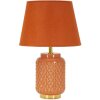 Mauro Ferretti stolní lampa hranatá E27 Ø 28x44 cm oranžová