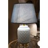 Mauro Ferretti stolní lampa hranatá E27 Ø 28x44 cm světle modrá