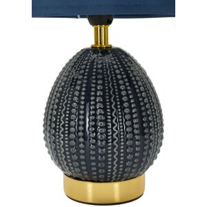 Mauro Ferretti stolní lampa Flavi E14 Ø 15x30,5 cm modrá