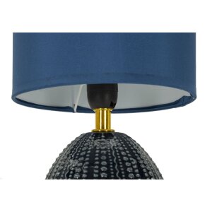 Mauro Ferretti stolní lampa Flavi E14 Ø 15x30,5 cm modrá