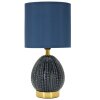 Mauro Ferretti stolní lampa Flavi E14 Ø 15x30,5 cm modrá