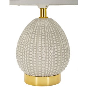 Mauro Ferretti stolní lampa Flavi E14 Ø 15x30,5 cm šedá