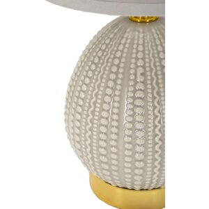Mauro Ferretti stolní lampa Flavi E14 Ø 15x30,5 cm šedá