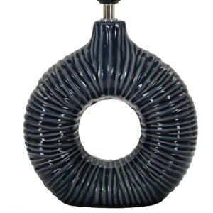 Mauro Ferretti stolní lampa Seta E14 28,5x15x43 cm modrá