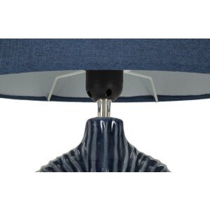 Mauro Ferretti stolní lampa Seta E14 28,5x15x43 cm modrá