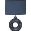 Mauro Ferretti stolní lampa Seta E14 28,5x15x43 cm modrá
