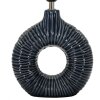Mauro Ferretti stolní lampa Seta E14 28,5x15x43 cm modrá