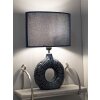 Mauro Ferretti stolní lampa Seta E14 28,5x15x43 cm modrá