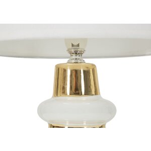 Mauro Ferretti stolní lampa Liara E14 Ø 23x32 cm bílá zlatá