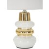Mauro Ferretti stolní lampa Liara E14 Ø 23x32 cm bílá zlatá