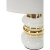 Mauro Ferretti stolní lampa Liara E14 Ø 23x32 cm bílá zlatá