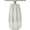 Mauro Ferretti stolní lampa Emmi E27 Ø 30x45 cm bílá stříbrná