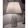 Mauro Ferretti stolní lampa Emmi E27 Ø 30x45 cm bílá stříbrná