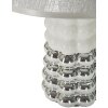 Mauro Ferretti stolní lampa Lace E14 Ø 23x33 cm bílá stříbrná