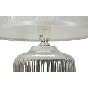 Mauro Ferretti stolní lampa Lucina E14 Ø 20x29 cm bílá stříbrná