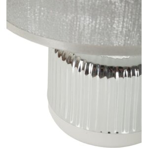 Mauro Ferretti stolní lampa Lucina E14 Ø 20x29 cm bílá stříbrná