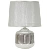 Mauro Ferretti stolní lampa Lucina E14 Ø 20x29 cm bílá stříbrná