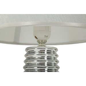 Mauro Ferretti stolní lampa Candela E27 25x41 cm bílá stříbrná