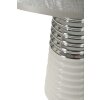 Mauro Ferretti stolní lampa Candela E27 25x41 cm bílá stříbrná