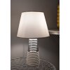 Mauro Ferretti stolní lampa Candela E27 25x41 cm bílá stříbrná