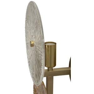 Mauro Ferretti nástěnná lampa Východ Slunce E14 20x14x41 cm zlatá přírodní