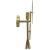 Mauro Ferretti nástěnná lampa Východ Slunce E14 20x14x41 cm zlatá přírodní