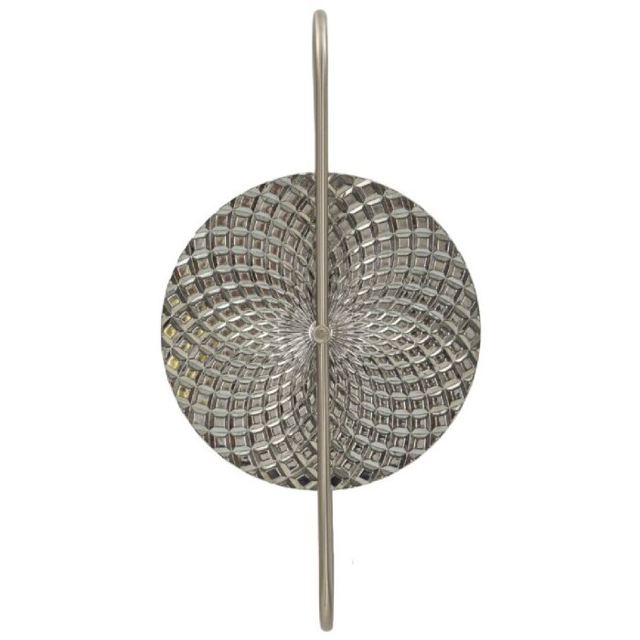 Mauro Ferretti Nástěnná lampa Stříbrná E14 28x15x54 cm