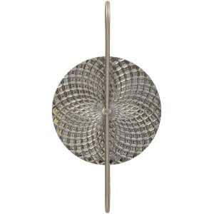 Mauro Ferretti Nástěnná lampa Stříbrná E14 28x15x54 cm