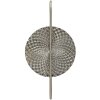 Mauro Ferretti Nástěnná lampa Stříbrná E14 28x15x54 cm