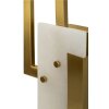 Mauro Ferretti Nástěnná lampa Kostka E14 15x8x33 cm zlatá saténová