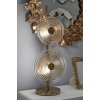 Mauro Ferretti stolní lampa Benátky E14 Ø 25x63 cm zlatá přírodní hnědá