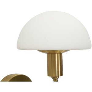 Mauro Ferretti Nástěnná lampa Lovy E14 23x15x22 cm zlatá bílá
