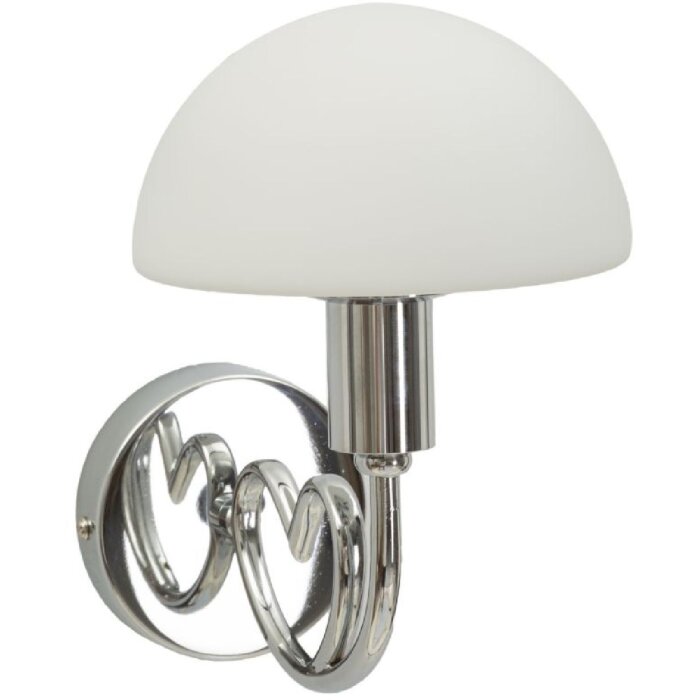 Mauro Ferretti Nástěnná lampa Lovy E14 23x15x22 cm stříbrná bílá