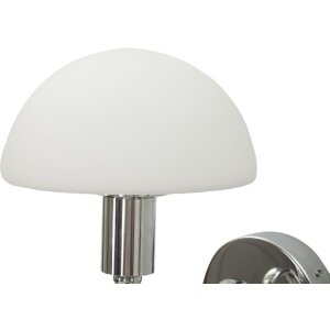 Mauro Ferretti Nástěnná lampa Lovy E14 23x15x22 cm stříbrná bílá