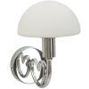 Mauro Ferretti Nástěnná lampa Lovy E14 23x15x22 cm stříbrná bílá