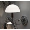 Mauro Ferretti Nástěnná lampa Lovy E14 23x15x22 cm stříbrná bílá