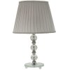 Mauro Ferretti stolní lampa Tolly E27 Ø 30x48 cm stříbrná