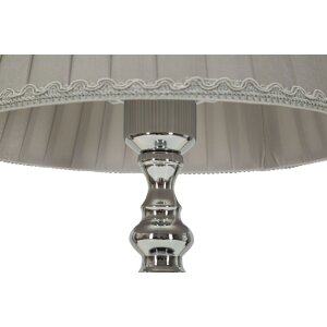 Mauro Ferretti stolní lampa Tilly E27 Ø 25x46 cm stříbrná