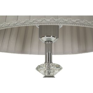 Mauro Ferretti stolní lampa stříbrná E27 Ø 30x56 cm
