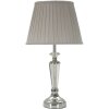 Mauro Ferretti stolní lampa stříbrná E27 Ø 30x56 cm