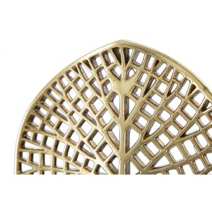 Mauro Ferretti Nástěnný svícen Lotus 20x8x22,2 cm zlatá černá