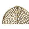 Mauro Ferretti Nástěnný svícen Lotus 20x8x22,2 cm zlatá černá
