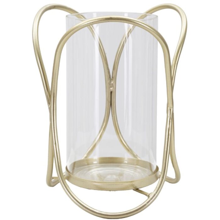 Svíčka Mauro Ferretti Glóx s/p 16 cm × výška 21,5 cm, pozlacená