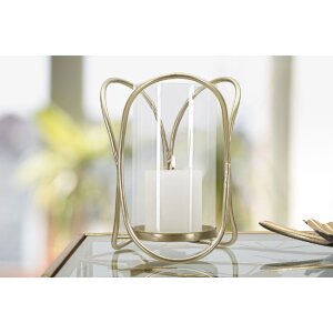 Svíčka Mauro Ferretti Glóx s/p 16 cm × výška 21,5 cm, pozlacená