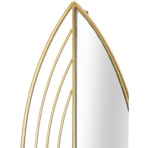 Mauro Ferretti nástěnný svícen list – 2dílná sada 18x13x41 cm a 15x13x35 cm zlatá