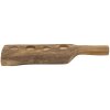 Mauro Ferretti Svícen Teak pro 4 svíčky 51x14x6 cm hnědý