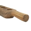 Mauro Ferretti Svícen Teak pro 4 svíčky 51x14x6 cm hnědý