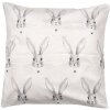 Clayre & Eef Povlak na polštář Bunny Beige Grey 45x45 cm Country Style Polyester
