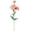 Clayre & Eef Umělé květiny růžovo-zelené 75 cm Plastové dekorativní květiny